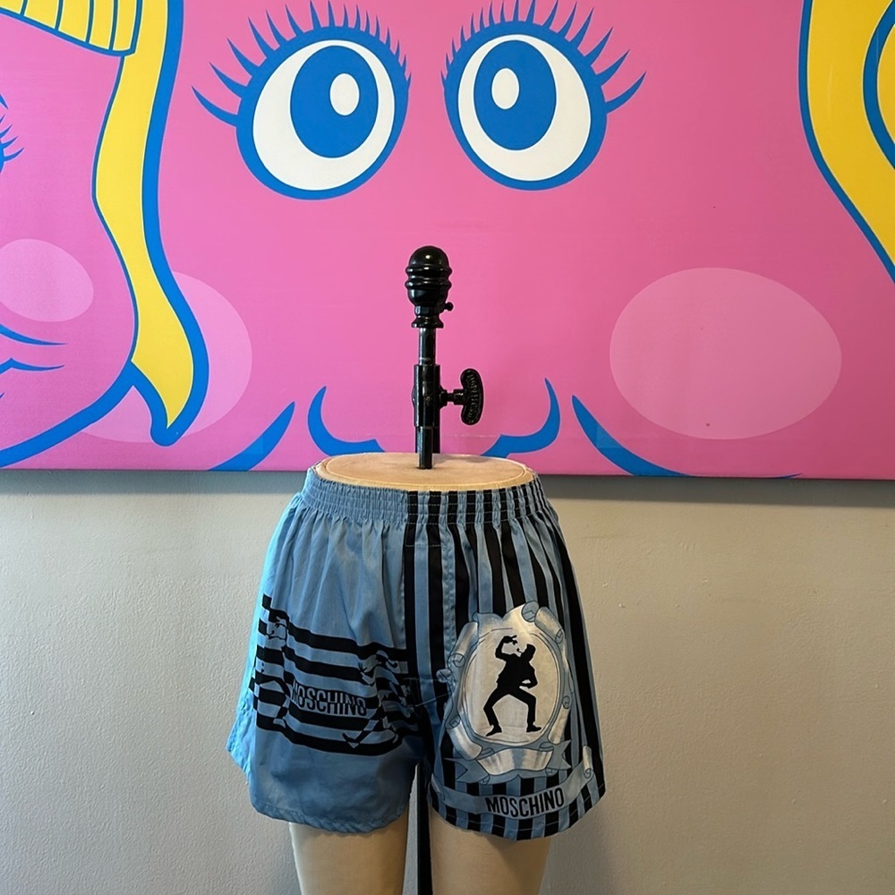 Moschino Men's Japan Made Boxer Shorts.
